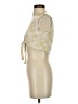 Shein 100% Cotton Gold Sleeveless Blouse Size 2 - photo 5
