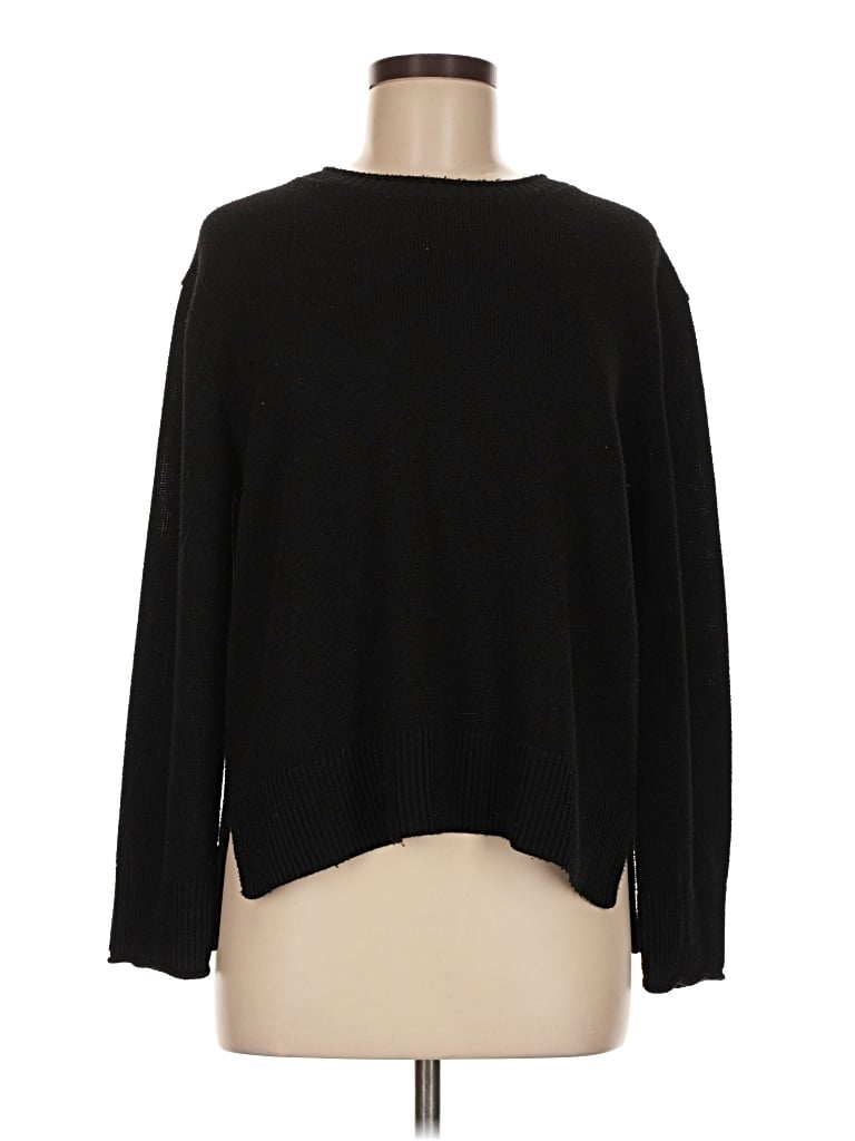 Pre-owned Ella Moss Pullover Sweater In Black