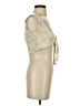 Shein 100% Cotton Gold Sleeveless Blouse Size 2 - photo 4