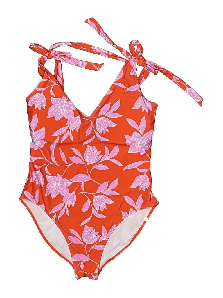 Pre-owned Summersalt One Piece Swimsuit In Orange