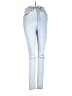 Express Hearts Blue Jeans Size 2 - photo 1
