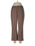 CAbi Plaid Brown Casual Pants Size 6 - photo 1