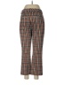 CAbi Plaid Brown Casual Pants Size 6 - photo 2