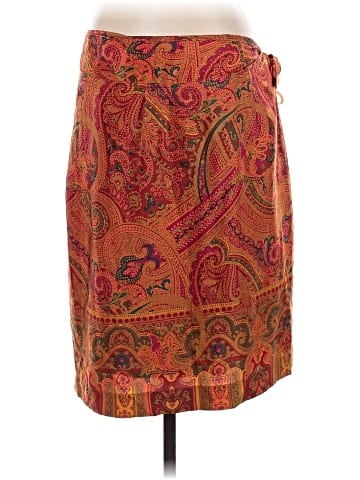 Linda Allard Ellen Tracy Silk Skirt (view 1)