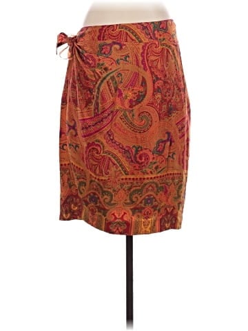 Linda Allard Ellen Tracy Silk Skirt (view 2)
