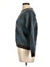 Intiwara 100% Alpaca Chevron-herringbone Teal Wool Pullover Sweater Size L - photo 5
