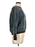 Intiwara 100% Alpaca Chevron-herringbone Teal Wool Pullover Sweater Size L - photo 4