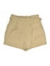 Socialite Solid Tan Khaki Shorts Size S - photo 1