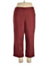 Alfred Dunner 100% Polyester Burgundy Casual Pants Size 18 - photo 1