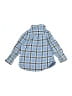 Baby Gap 100% Cotton Plaid Blue Long Sleeve Button-Down Shirt Size 2T - photo 2