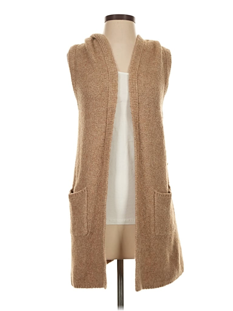 Pre-owned Tahari Sweater Vest In Tan