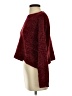Fringe Burgundy Pullover Sweater Size S - photo 5