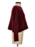Fringe Burgundy Pullover Sweater Size S - photo 4