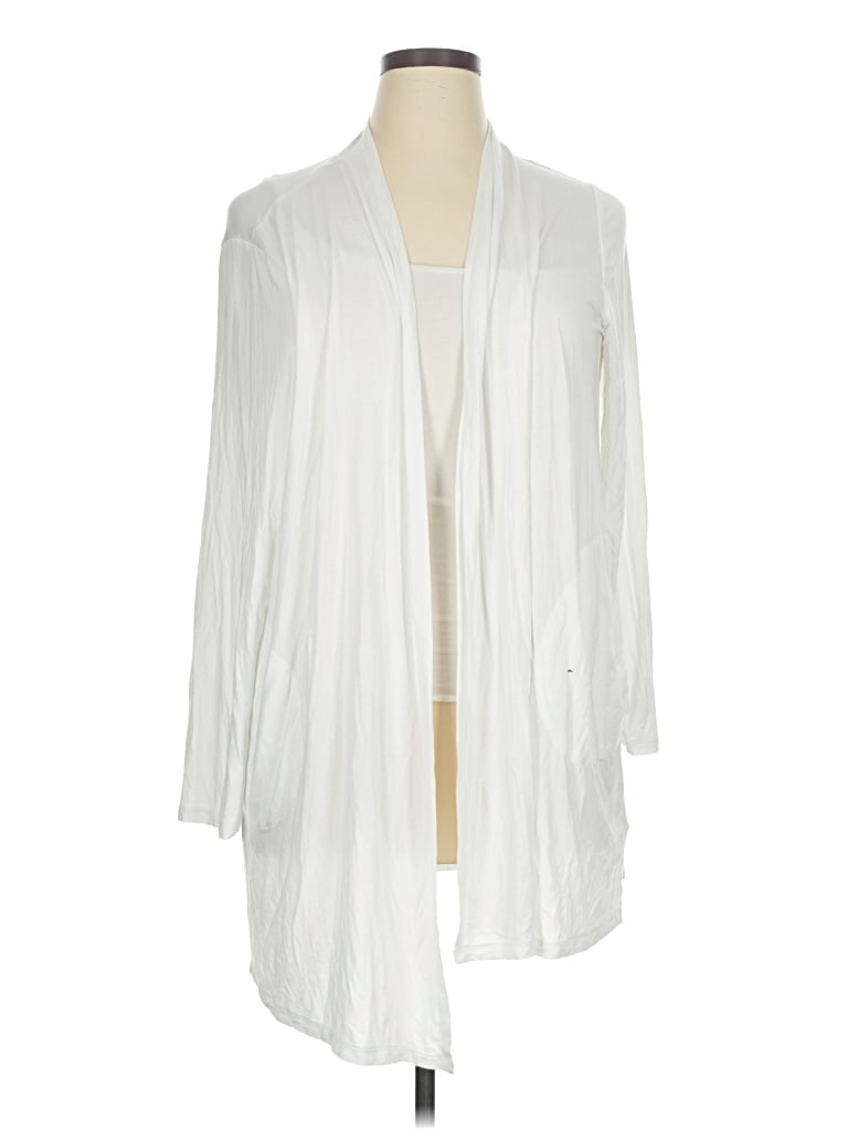 Pre-owned Lands' End Kimono In White