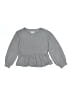 Crown & Ivy Solid Gray Pullover Sweater Size M (kids) - photo 1