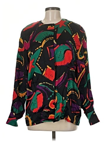 Escada by Margaretha Ley Long Sleeve Blouse (view 1)
