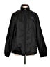 Assorted Brands 100% Polyester Solid Black Windbreaker Size L - photo 1