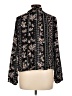 No Boundaries 100% Rayon Black Long Sleeve Blouse Size L - photo 2