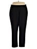 Catherines Solid Black Casual Pants Size 2X (22/24W) - photo 1
