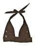 Shein Solid Brown Swimsuit Top Size S - photo 2