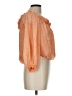 Express 100% Polyester Orange 3/4 Sleeve Blouse Size L - photo 4