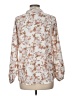 Unbranded 100% Polyester Floral Ivory 3/4 Sleeve Blouse Size M - photo 2
