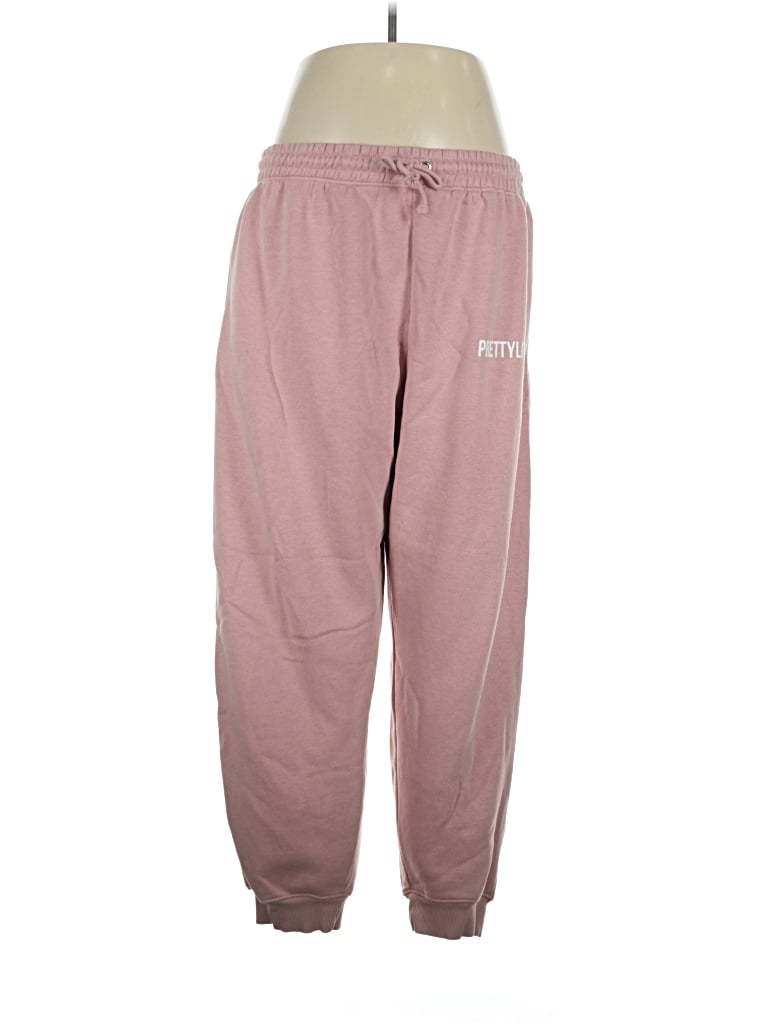 Pre-owned Prettylittlething Track Pants In Pink
