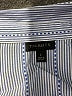 Talbots 100% Cotton Solid Blue Short Sleeve Blouse Size L - photo 7