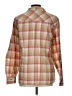 L.L.Bean 100% Cotton Plaid Tan Long Sleeve Button-Down Shirt Size L - photo 2