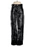 Express 100% Polyester Metallic Black Casual Pants Size 00 - photo 1