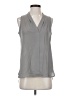 Vince Camuto 100% Polyester Gray Sleeveless Blouse Size XS - photo 1