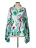 Unbranded Green Long Sleeve Blouse Size L - photo 1