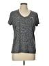 Under Armour 100% Polyester Tweed Gray Active T-Shirt Size L - photo 1