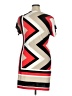 Sandra Darren Chevron-herringbone Red Casual Dress Size 14 - photo 2