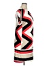 Sandra Darren Chevron-herringbone Red Casual Dress Size 14 - photo 4