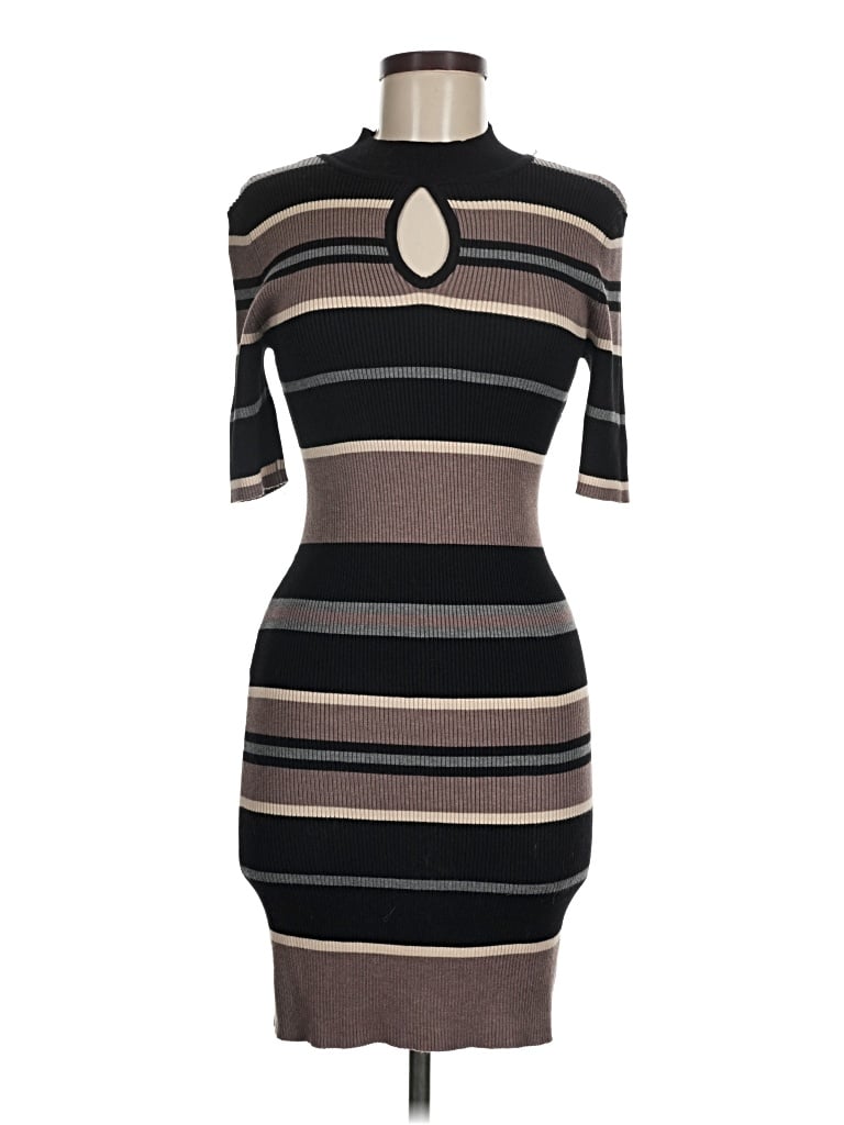 Pre-owned Pink Rose Casual Dress In Brown