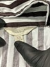 Sim & Sam 100% Cotton Stripes Silver Long Sleeve Button-Down Shirt Size XS - photo 4