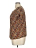 Unbranded Brown Short Sleeve Blouse Size XL - photo 5