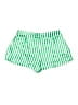 Ser.O.Ya 100% Acetate Stripes Green Shorts Size L - photo 2