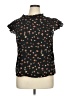 Shein 100% Polyester Black Short Sleeve Blouse Size XL - photo 1