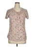 Assorted Brands Pink Short Sleeve Blouse Size XL - photo 1
