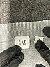 Gap 100% Cotton Print Gray Pullover Sweater Size M - photo 7