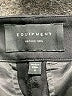 Equipment 100% Wool Black Wool Pants Size 0 - photo 4