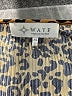WAYF 100% Polyester Animal Print Gold Brown Bodysuit Size XS - photo 3