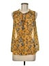 Fun2Fun 100% Polyester Yellow Sleeveless Blouse Size M - photo 1