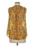 Fun2Fun 100% Polyester Yellow Sleeveless Blouse Size M - photo 2