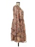 Torrid 100% Polyester Paisley Tan Casual Dress Size Med Plus (00) - photo 4