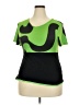 Shein Curve Green Short Sleeve Top Size 2X - photo 1