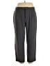 Laura Scott Chevron-herringbone Gray Dress Pants Size 18 - photo 1