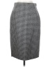 Pure Collection 100% Wool Houndstooth Gray Wool Skirt Size 2 - photo 1